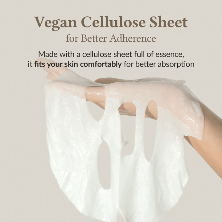 Dr. Althea 345 Relief Cream Mask celulose vegana Sheet mask com essência para melhor absorção e conforto da pele