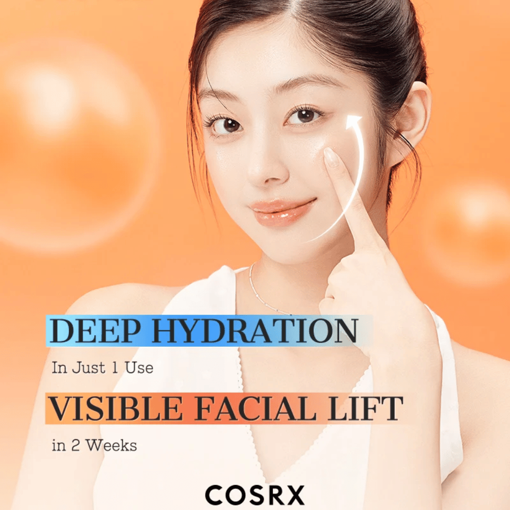 COSRX 5 PDRN Hyaluronic Acid Hydrogel Mask para hidratação profunda, firmeza visível e elasticidade da pele melhorada