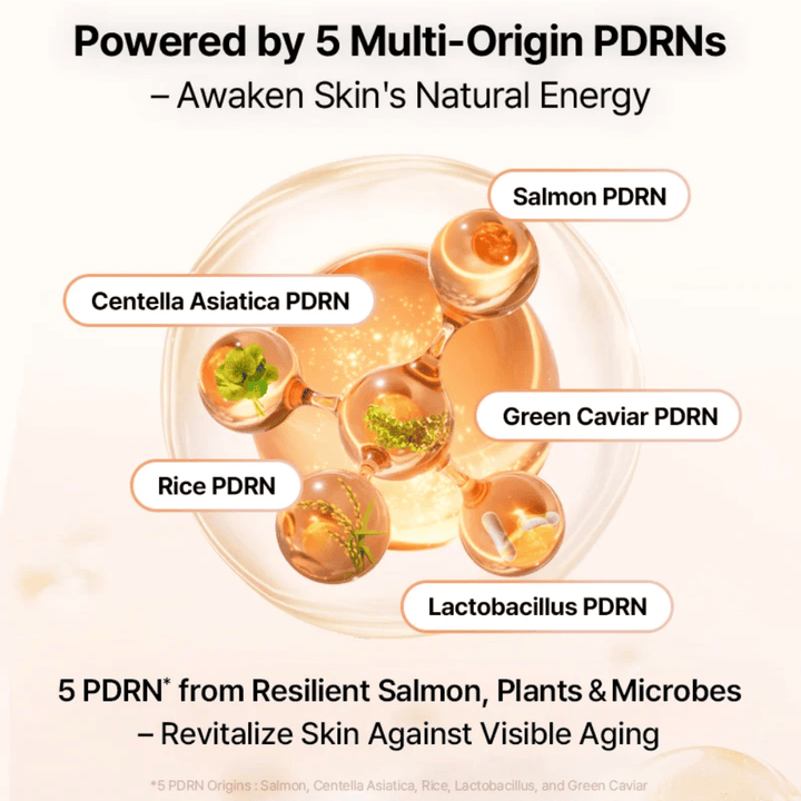 COSRX 5 PDRN Hydrogel Mask com multi-origin PDRN de salmão, centella asiatica, arroz, lactobacillus e caviar verde para renovação da pele e efeito anti-envelhecimento