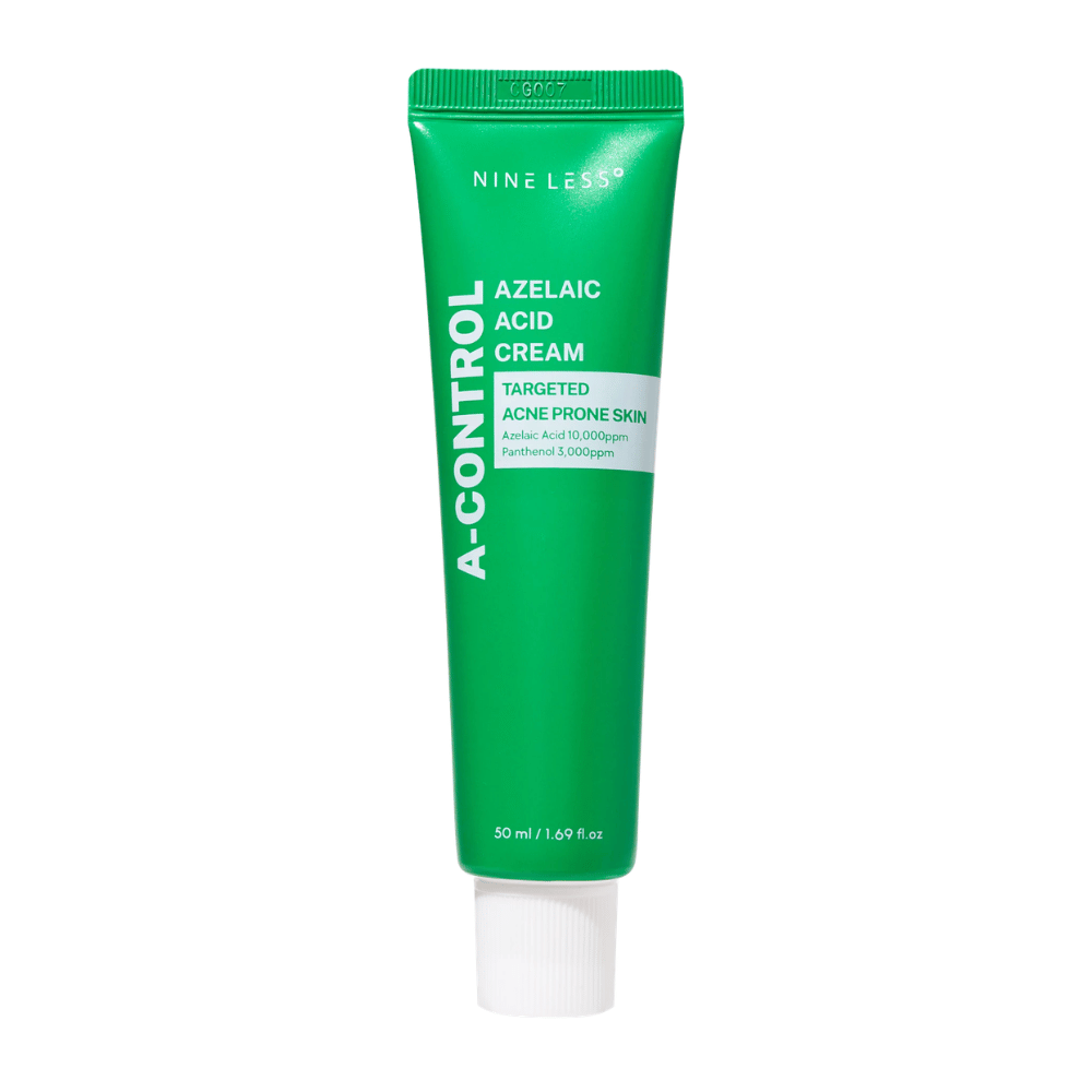NINELESS A-Control Azelaic Acid Cream creme facial – creme coreana com ácido azelaico que ajuda a reduzir impurezas, acalmar a pele e melhorar a textura da pele.