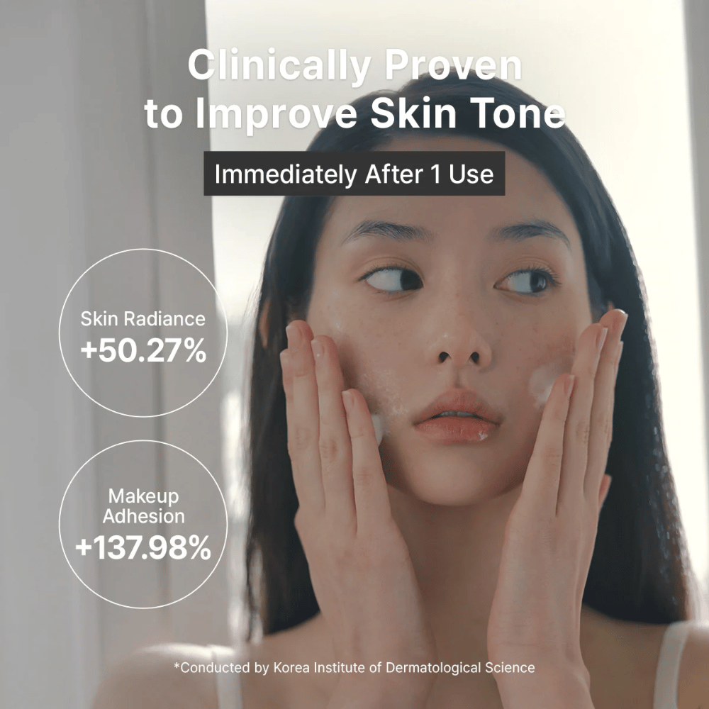 Imagem – resultados / claims clínicos (importante para conversão)
Dr. Althea ABC Glow Whipped Serum que melhora o tom da pele, aumenta a luminosidade e proporciona melhor fixação da maquilhagem logo após a primeira utilização.