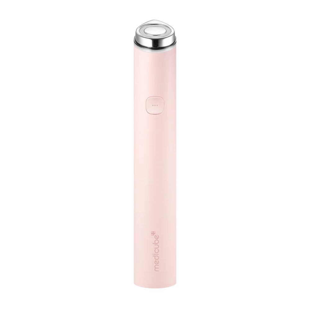 medicube AGE-R Booster Pro Mini Plus Dispositivo de beleza portátil cor-de-rosa para maior luminosidade e uma rotina de cuidados da pele mais eficaz