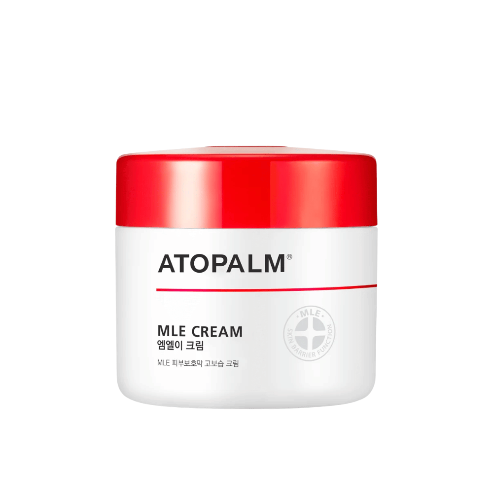 ATOPALM MLE Cream – creme facial fortalecedora de barreira para pele seca e sensível com tecnologia MLE que proporciona hidratação duradoura e protege a barreira natural da pele.
