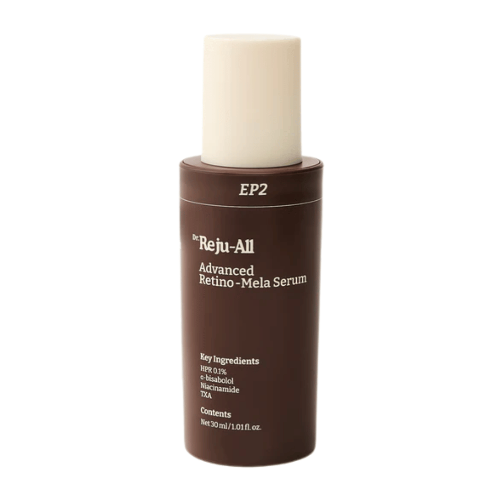 Dr. Reju-All Advanced Retino-Mela Serum EP2 – sérum coreano com HPR, ácido tranexâmico e niacinamida para pigmentação, tom de pele irregular e melhoria da estrutura da pele.