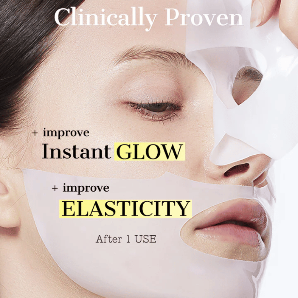 Máscara de Mucina de Caracol COSRX clinicamente testada que proporciona luminosidade imediata e elasticidade melhorada da pele já após uma utilização.