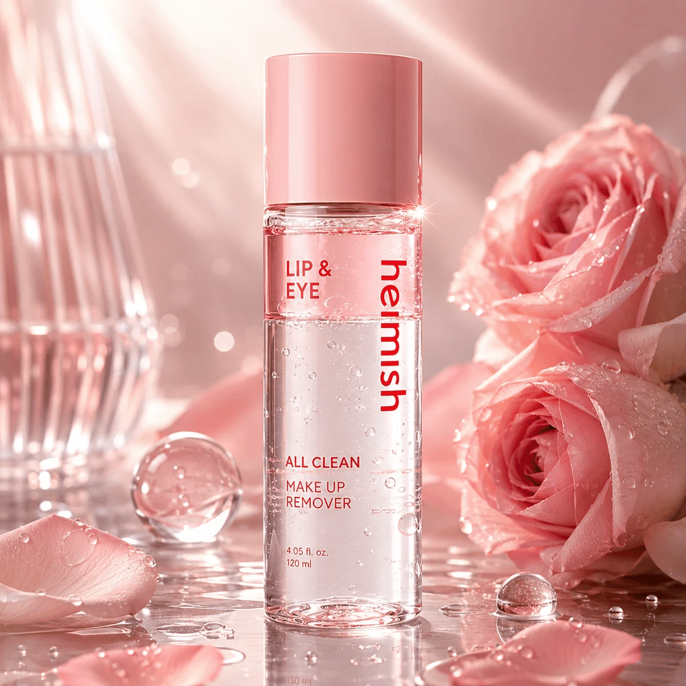 heimish All Clean Makeup Remover com fórmula bifásica hidratante para maquilhagem à prova de água