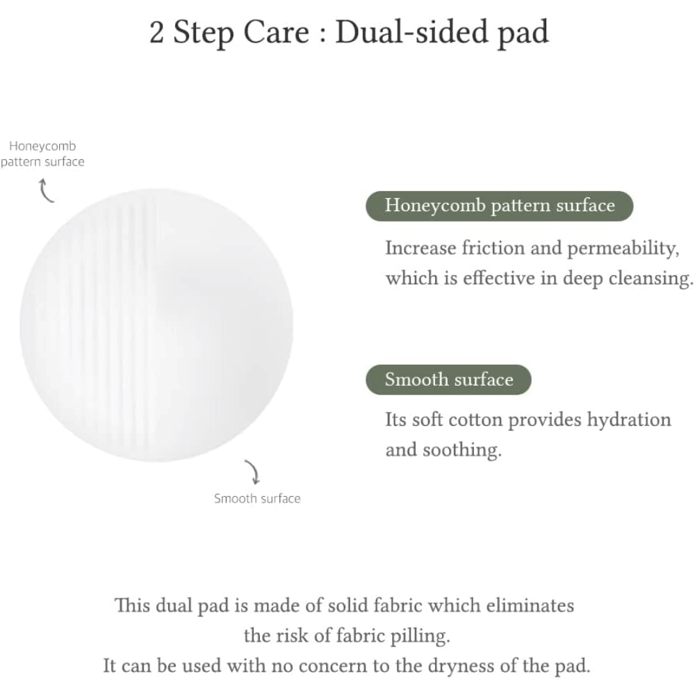 Dr. Althea 85% Anastatica Skin Conditioning Pad com disco de dupla face para esfoliação suave, limpeza e cuidados hidratantes da pele.