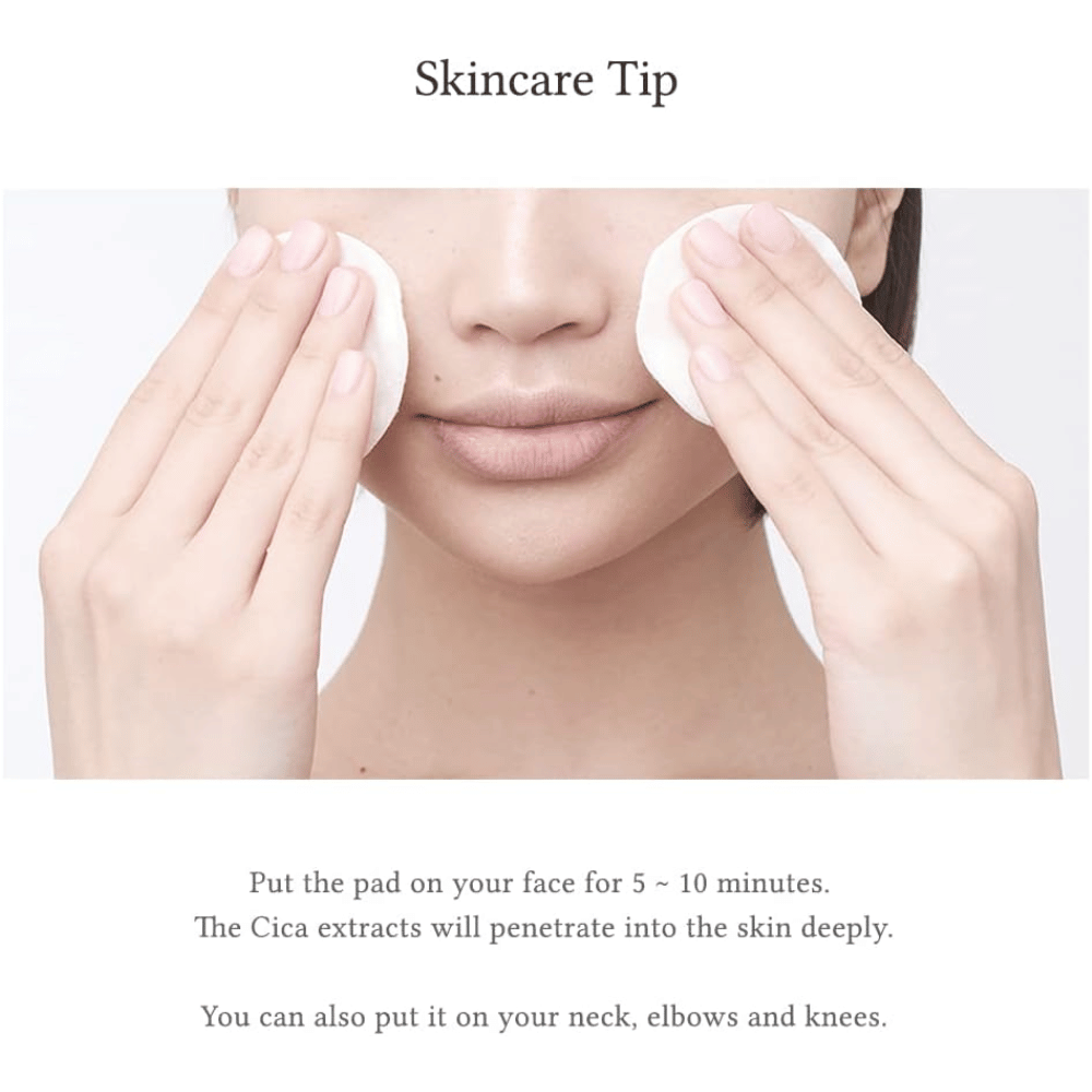 Dr. Althea 85% Anastatica Skin Conditioning Pad pode ser usado como máscara localizada calmante para hidratação intensa e cuidado da pele.