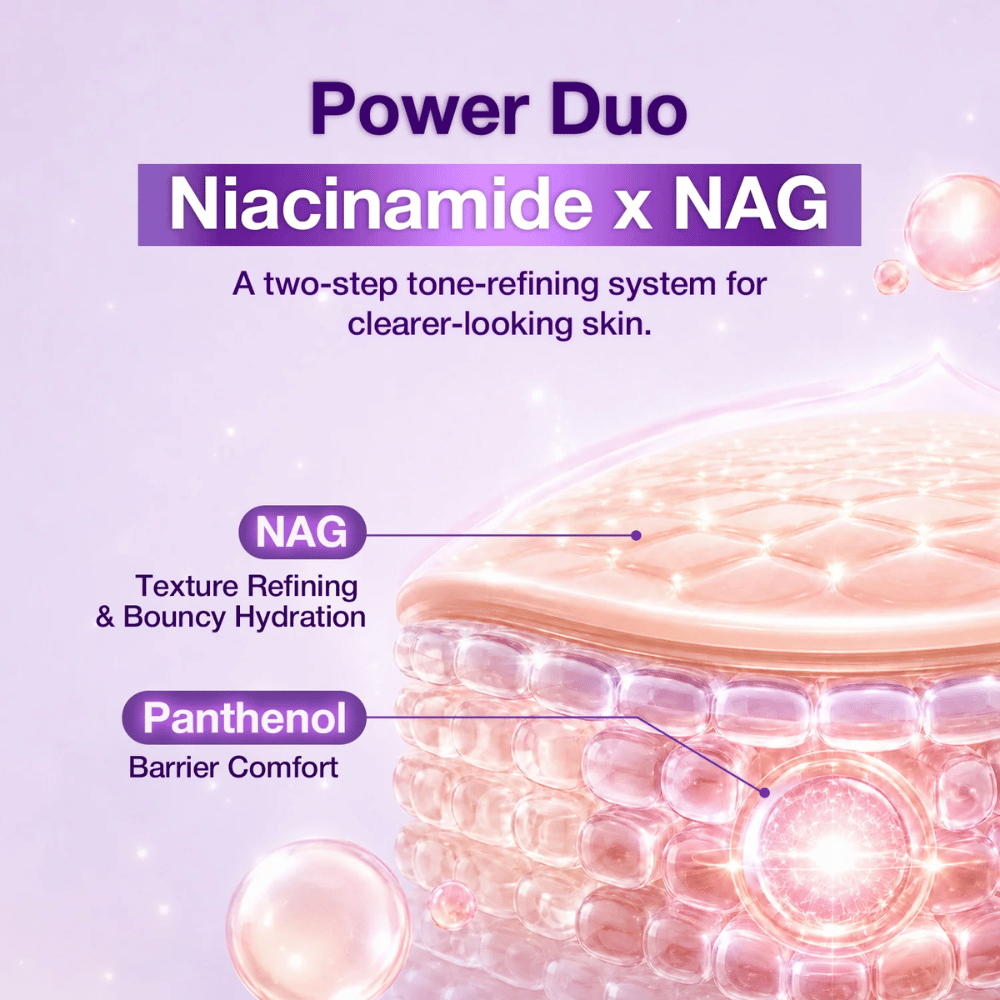 3. NINE LESS B-Boost 22% Niacinamide Serum – niacinamida e NAG para uma textura da pele mais uniforme e hidratação