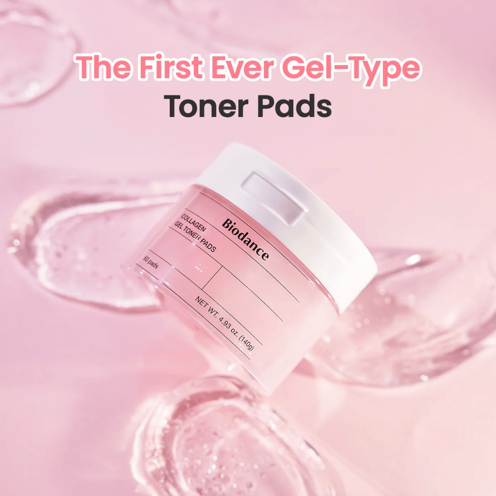Biodance Collagen Gel Toner Pads são os primeiros discos tonificantes à base de gel que hidratam e uniformizam a pele. Perfeito para uma rotina de cuidados com a pele rápida e fácil que proporciona brilho e melhora a textura da pele.