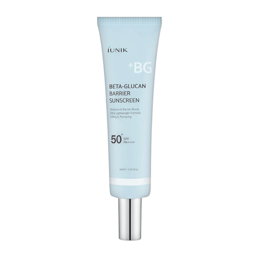 iUNIK Beta-Glucan Barrier Sunscreen SPF50+ PA++++ protetor solar facial hidratante com acabamento invisível imagem do produto
