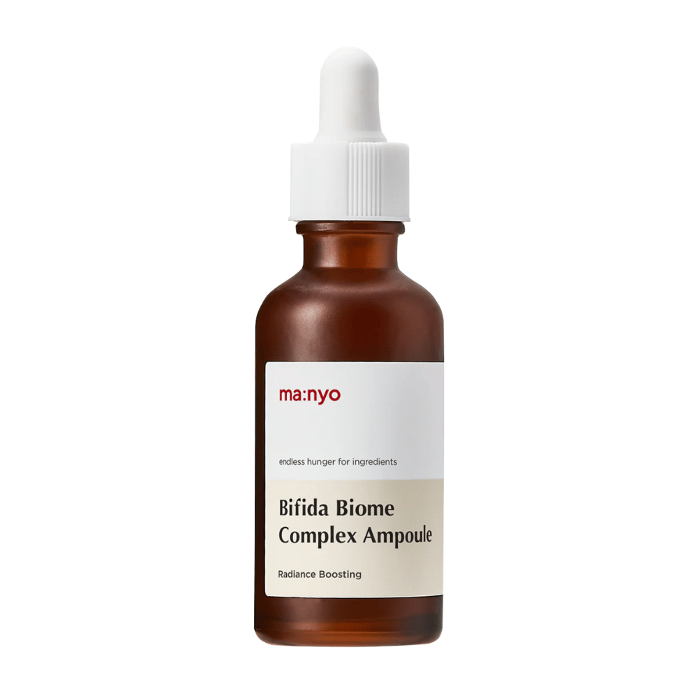 Imagem de produto recortada e limpa de ma:nyo Bifida Biome Complex Ampoule sobre fundo claro.