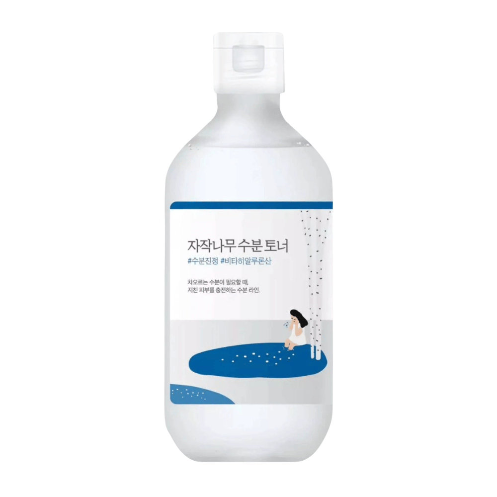 Imagem de produto simples de ROUND LAB Birch Juice Moisturizing Toner sobre fundo branco