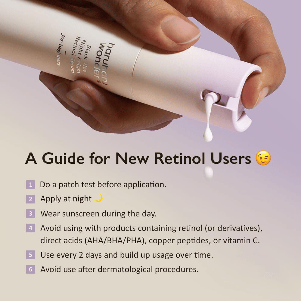 Haruharu Wonder Black Rice Night Knight Retinol Serum – guia para novos utilizadores de retinol