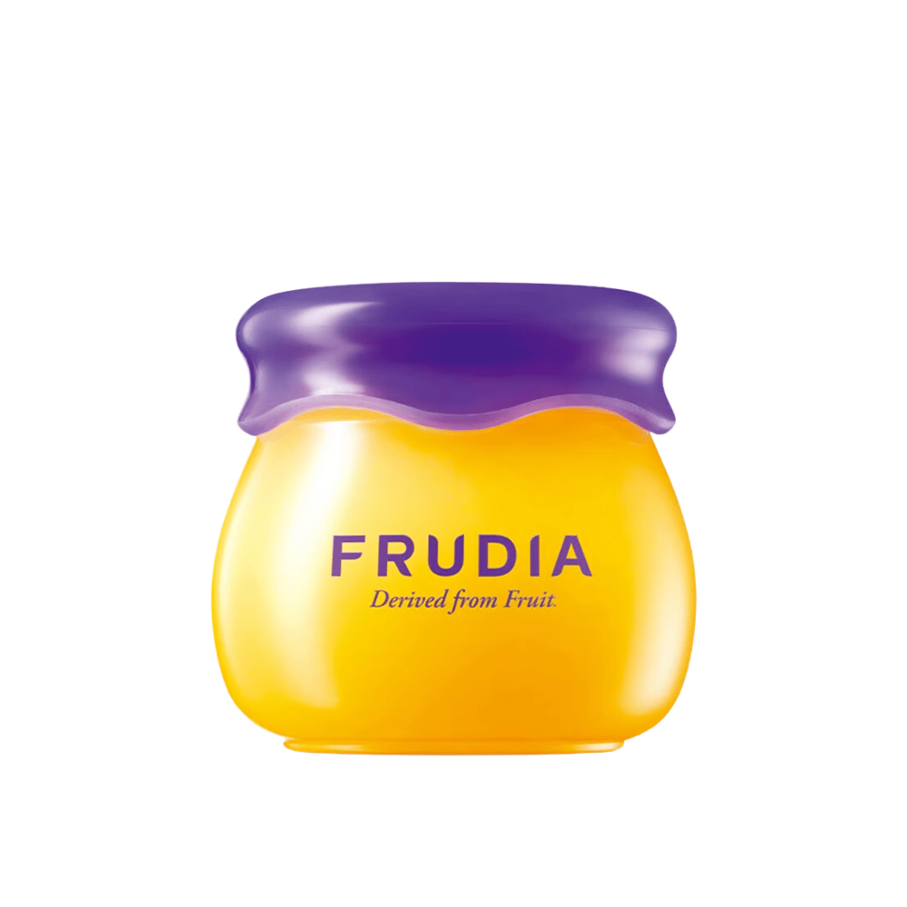 Este produto é o Bálsamo Labial de Mel e Mirtilo da FRUDIA, que é projetado para proporcionar hidratação e nutrição aos lábios com extratos naturais.