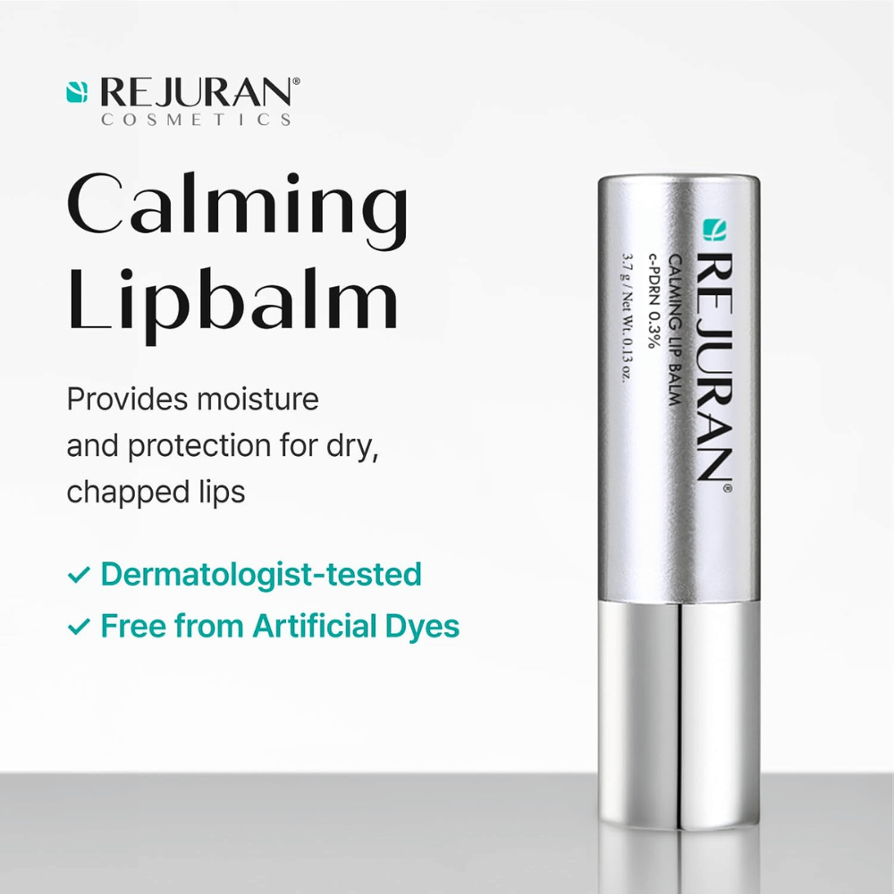 3. Rejuran Calming Lip Balm – bálsamo labial calmante com C-PDRN para lábios secos e gretados