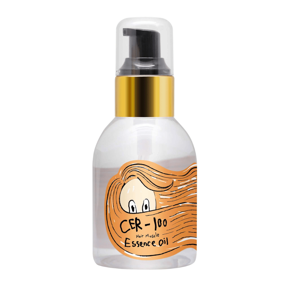 Elizavecca CER-100 Hair Muscle Essence Oil óleo capilar – óleo capilar coreano rico em nutrientes que ajuda a reparar cabelos danificados, hidratar os comprimentos e proporcionar um resultado sedoso.
