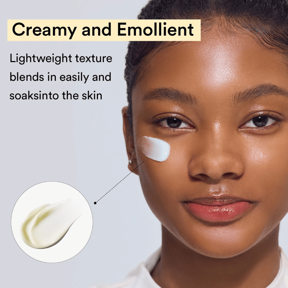 Close-up da textura leve e cremosa de Abib Collagen Eye Crème que se funde rapidamente na pele e proporciona hidratação intensa.