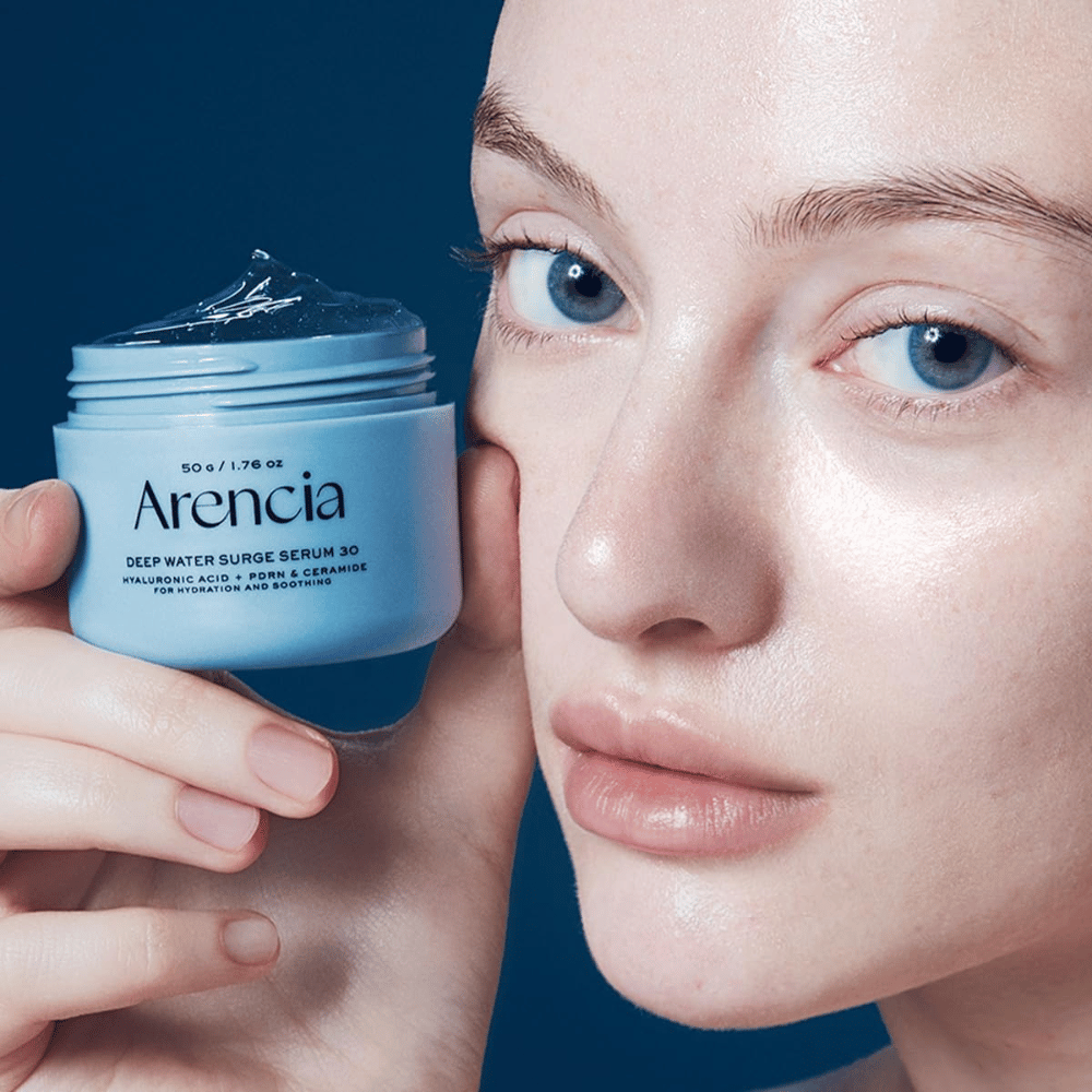 Arencia Deep Water Surge Serum 30 – sérum hidratante com ácido hialurónico, PDRN e ceramidas