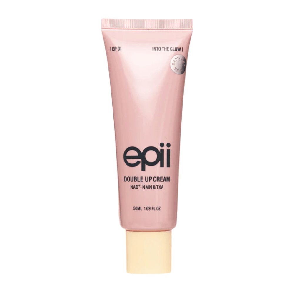 EPII Double Up Cream NAD+, NMN & TXA 50 ml – creme facial iluminador que melhora o tom da pele, a firmeza e a hidratação.