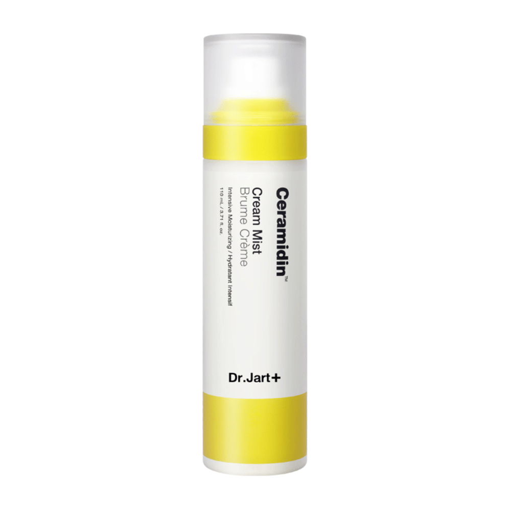 Um Ceramidin Cream Mist 110ml em fundo branco.
