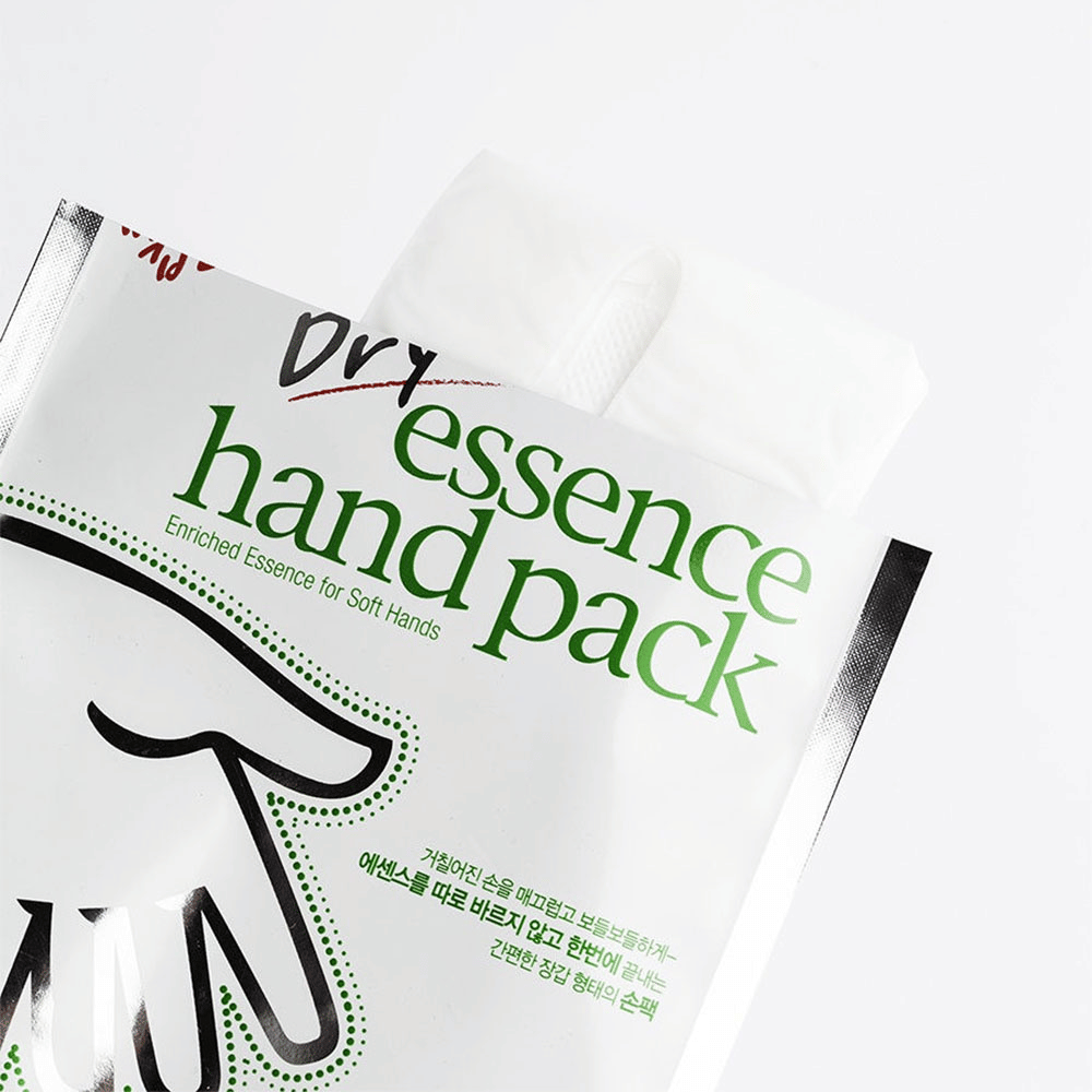 PETITFEE Dry Essence Hand Pack com essência hidratante e luvas para mãos macias e bem cuidadas