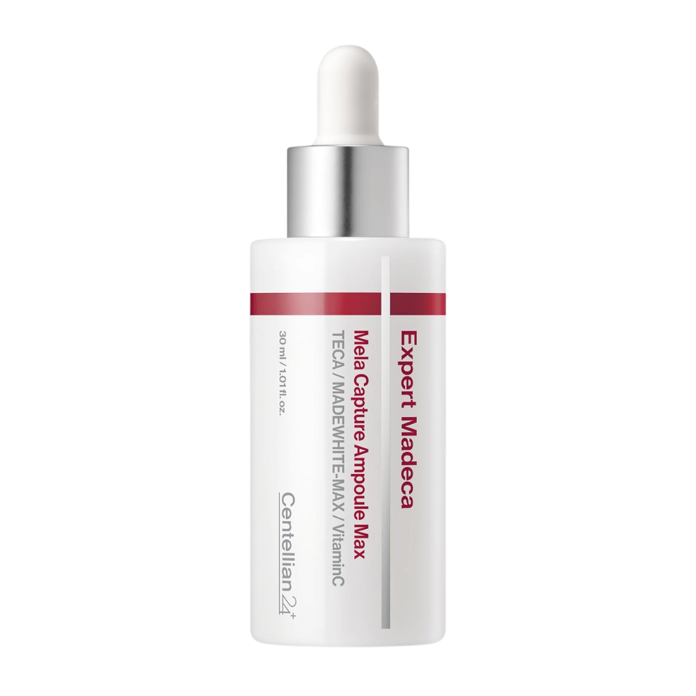 Centellian24 Expert Madeca Mela Capture Ampoule Max 30 ml – ampola de cuidado da pele com TECA, MadeWhite Max e vitamina C.