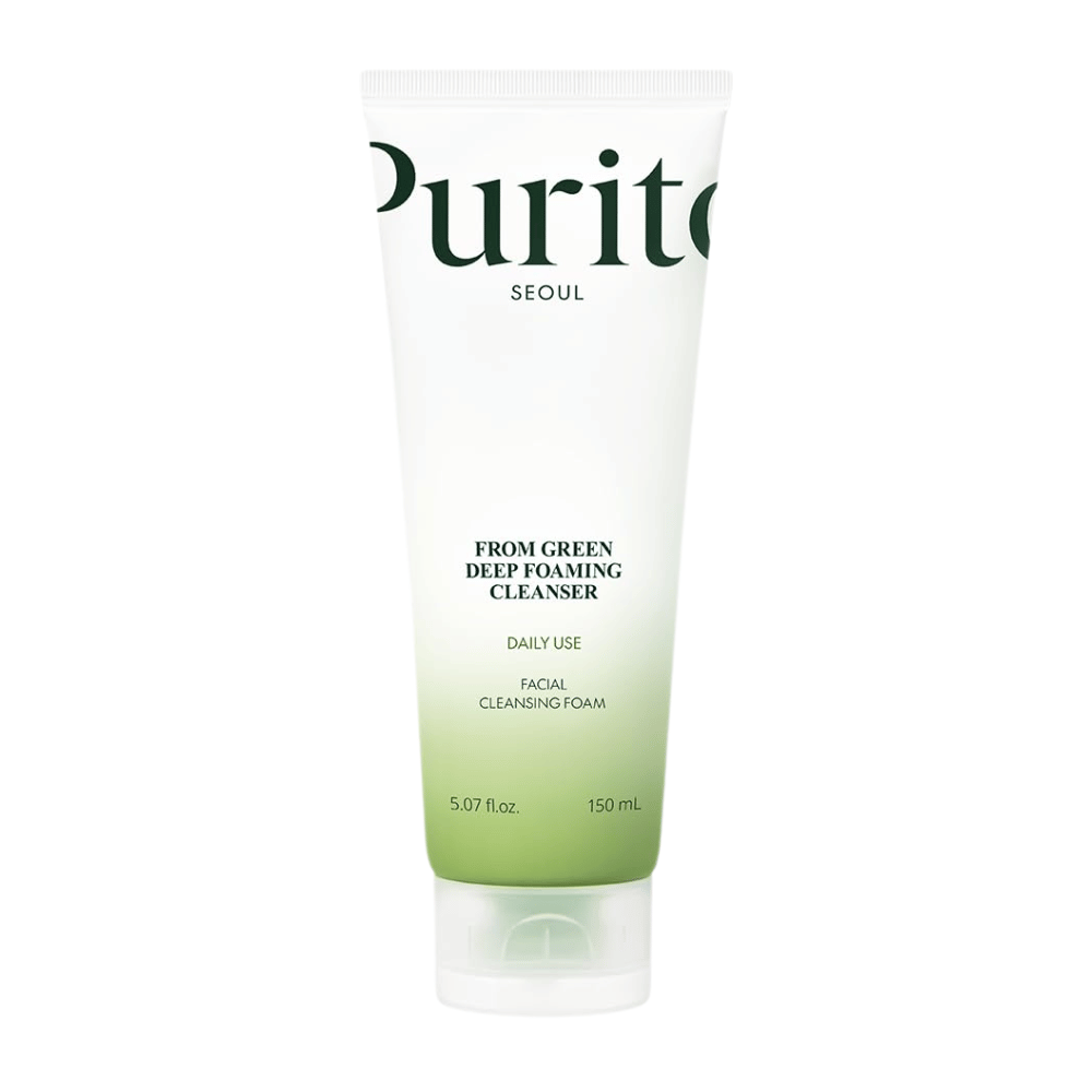 Purito Seoul From Green Deep Foaming Cleanser 150 ml – espuma limpeza facial para uso diário