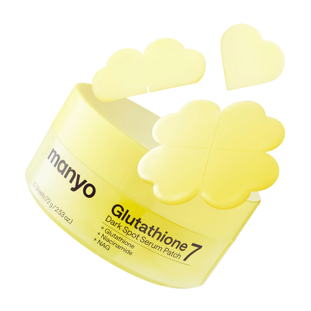 Ma:nyo Glutathione 7 Dark Spot Serum Patch com patches de hidrogel divisíveis para tratamento direcionado de manchas de pigmentação e descolorações