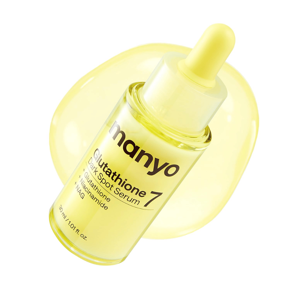 Ma:nyo Glutathione 7 Dark Spot Serum sérum iluminador com glutatião, niacinamida e NAG para um tom de pele mais uniforme
