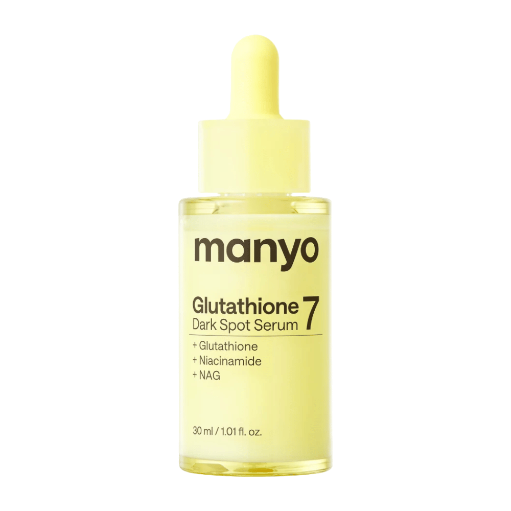 Ma:nyo Glutathione 7 Dark Spot Serum sérum iluminador com glutatião, niacinamida e NAG para um tom de pele mais uniforme