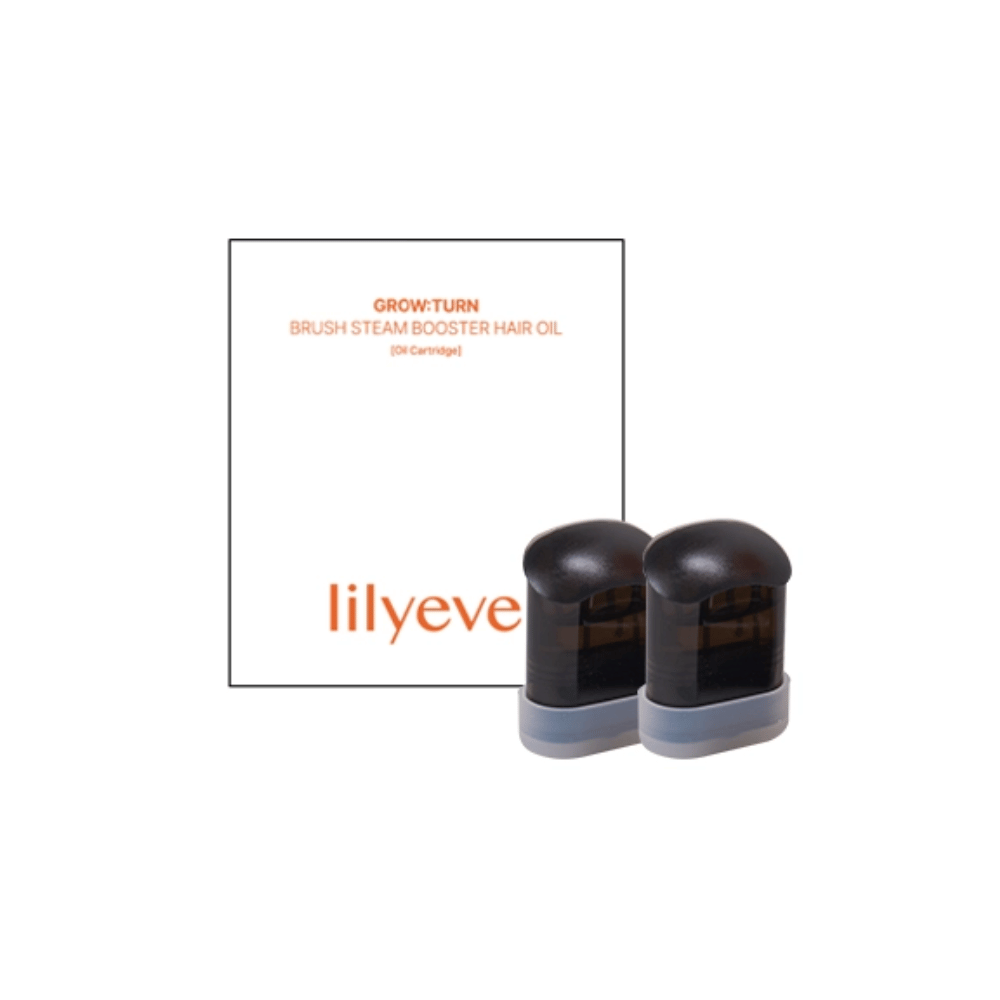 LILYEVE Grow:Turn Brush Steam Booster Hair Oil Set – conjunto de cuidados capilares com dois boosters
