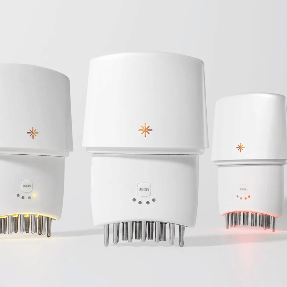 4. Lilyeve GrowTurn Pro – aparelhos para o couro cabeludo com diferentes luzes LED e modo de massagem