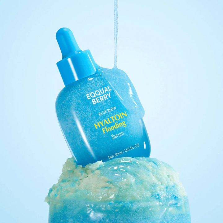 EQUAL BERRY Hyaltoin Flooding Serum com pipeta – soro intensamente hidratante para pele seca e desidratada