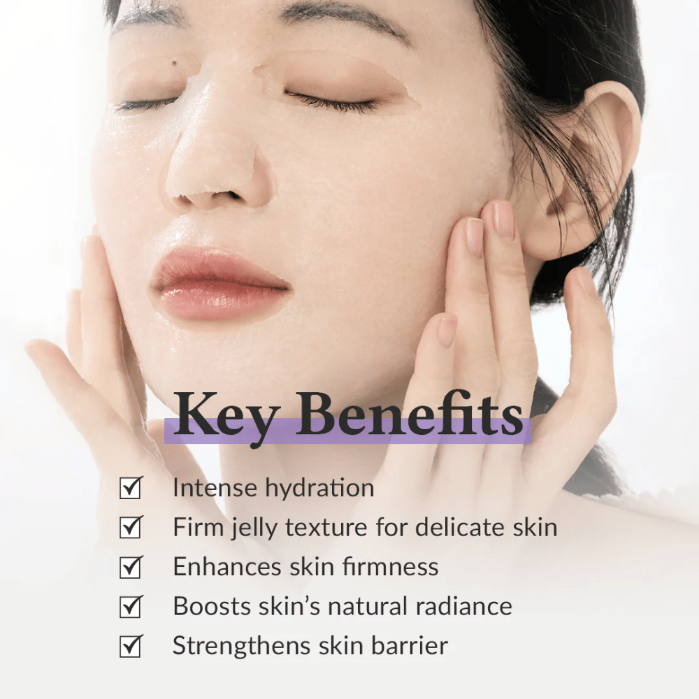 Principais benefícios
✔️ Hidratação intensa
✔️ Estrutura de gel firme para pele sensível
✔️ Melhora a firmeza da pele
✔️ Destaca o brilho natural da pele
✔️ Fortalece a barreira da pele