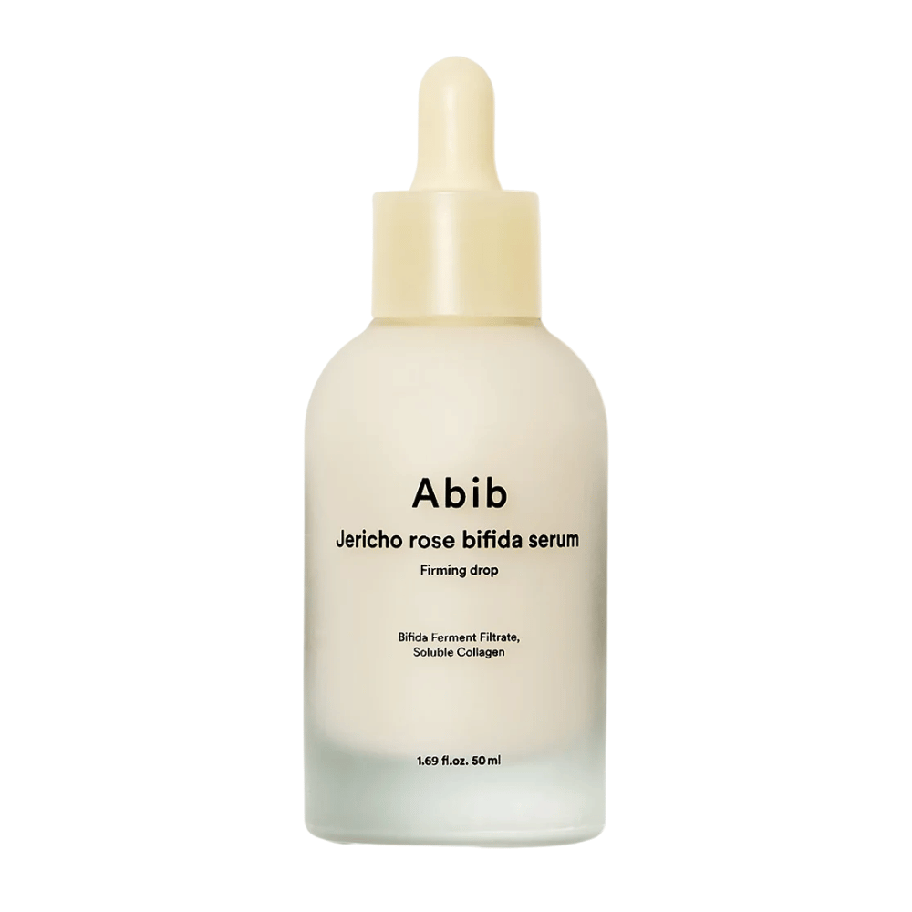 Imagem de produto recortada limpa de Abib Jericho Rose Bifida Serum Firming Drop sobre fundo claro.