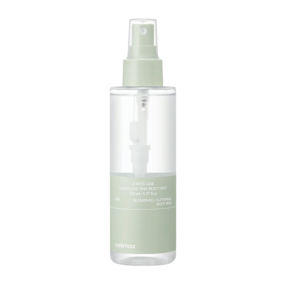 1. celimax Ji Woo Gae Heartleaf BHA Body Mist 150 ml – bruma corporal esfoliante