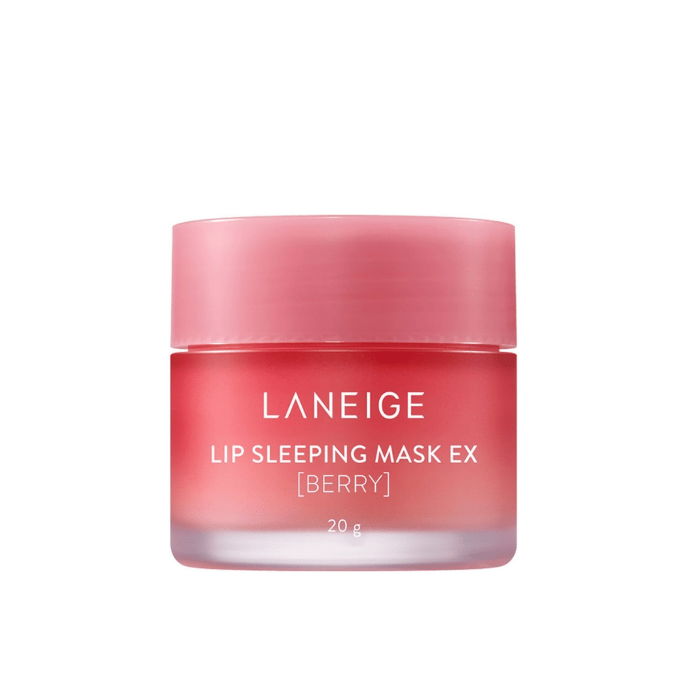 LANEIGE Lip Sleeping Mask Berry 20g, uma K-beauty máscara labial enriquecida com antioxidantes.