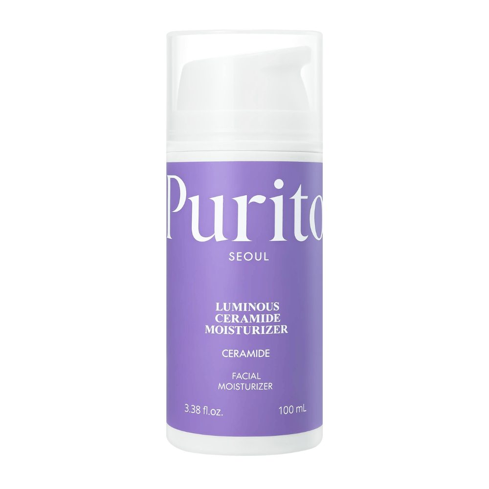 Purito Luminous Ceramide Moisturizer creme facial – creme hidratante com ceramidas que ajuda a fortalecer a barreira cutânea, hidratar a pele e proporcionar uma pele macia e equilibrada.