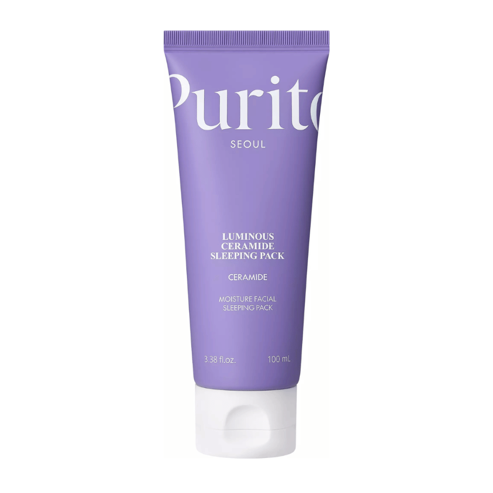 Purito SEOUL Luminous Ceramide Sleeping Pack – máscara noturna coreana com ceramidas que hidrata profundamente e repara a pele durante a noite