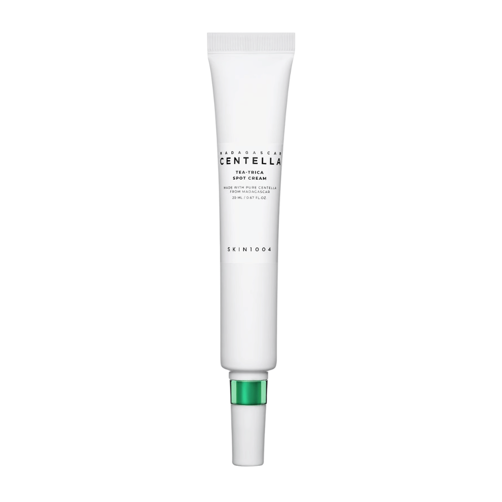 SKIN1004 Madagascar Centella Tea-Trica Spot Cream 20 ml – coreano spot treatment com centella e tea tree para acne, vermelhidão e pele impura.