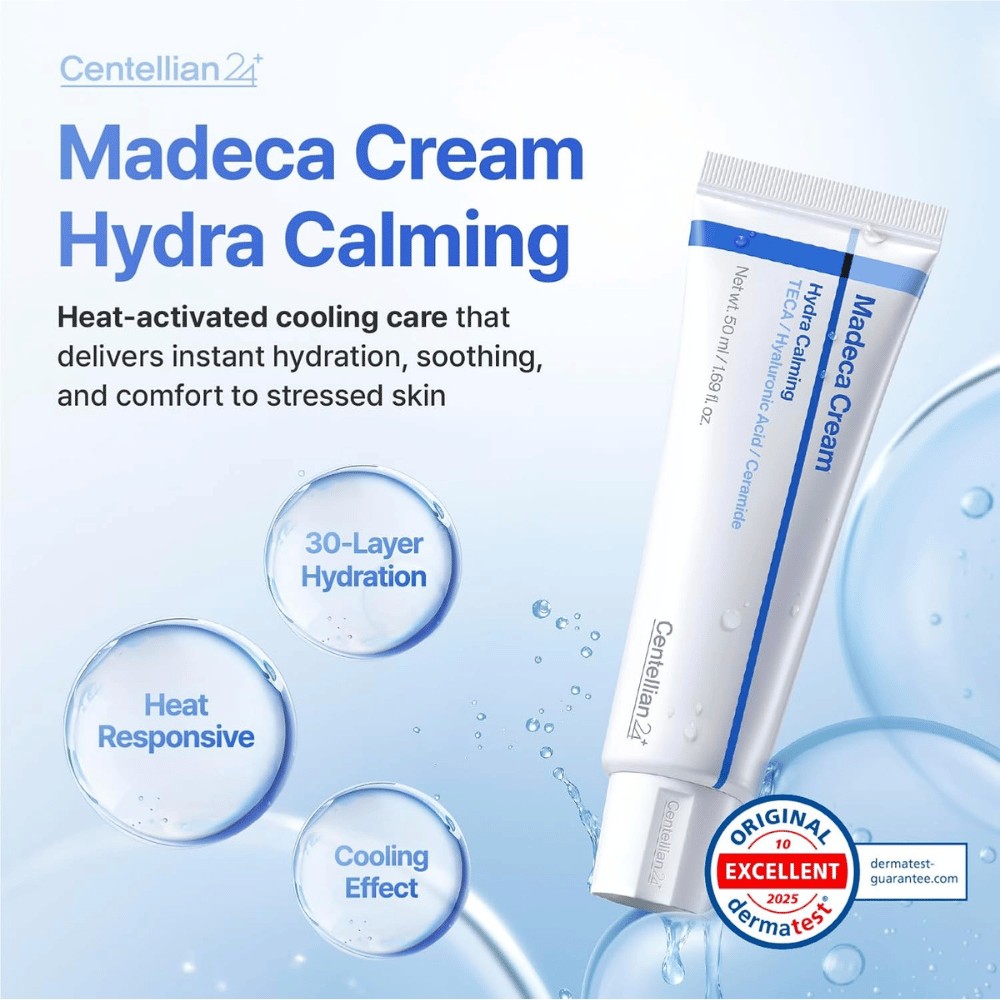 4. Centellian24 Madeca Cream Hydra Calming 50ml – creme de rosto refrescante com ácido hialurónico e ceramidas
