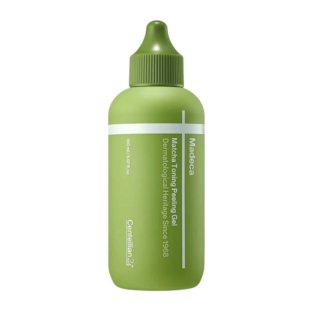Centellian24 Madeca Matcha Toning Peeling Gel esfoliação facial – coreana peeling gel com matcha que esfolia a pele suavemente, limpa os poros e ajuda a melhorar a textura da pele.