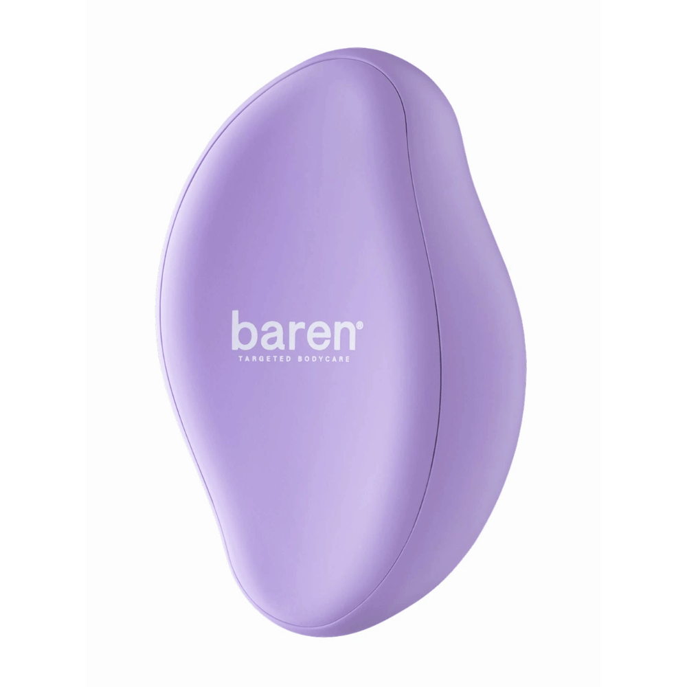 1. Baren Magic Glass Stone Foot File – lima roxa para os pés com design ergonómico para remover calosidades e pele seca dos pés