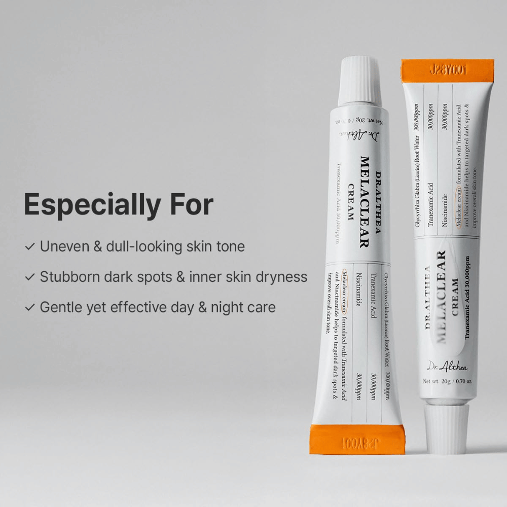 Dr. Althea Melaclear Cream para tom de pele irregular e manchas escuras