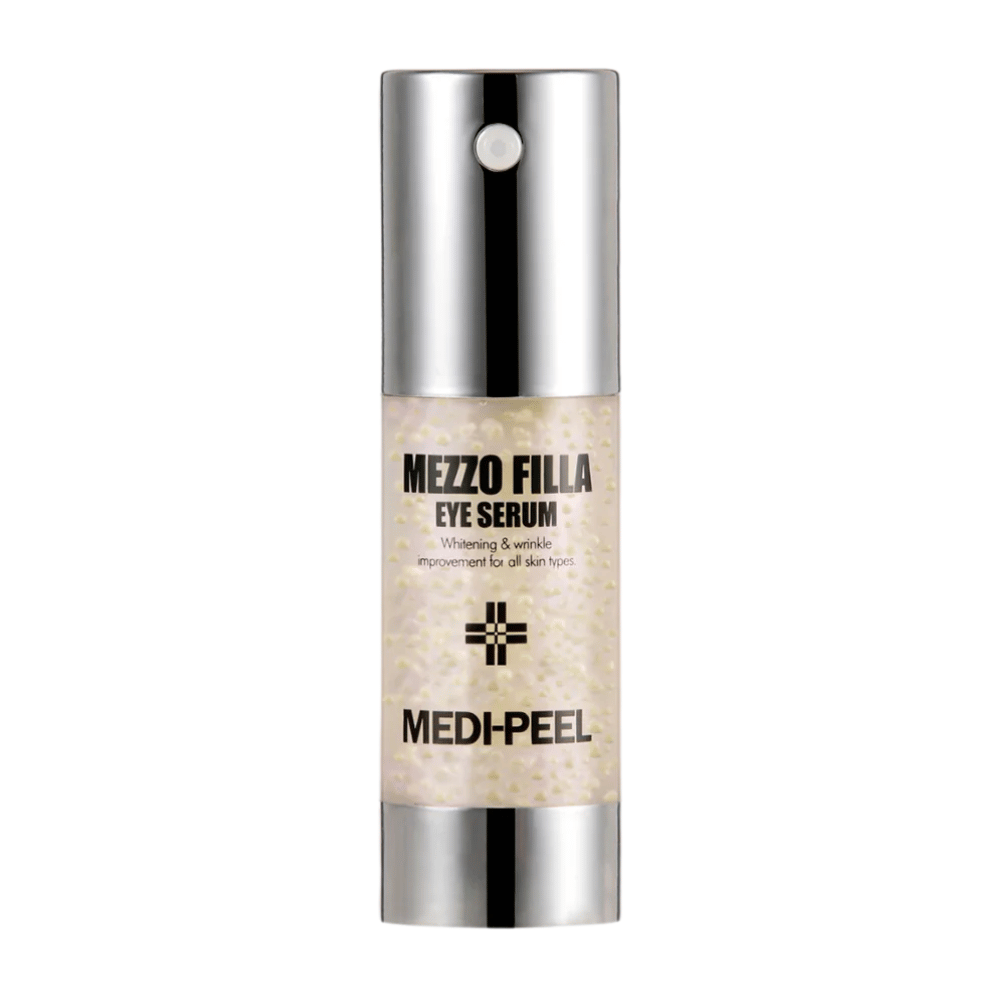 MEDI-PEEL Mezzo Filla Eye Serum imagem do produto em pé – sérum para os olhos coreano que ajuda a reduzir rugas, dar brilho e melhorar a elasticidade da pele.