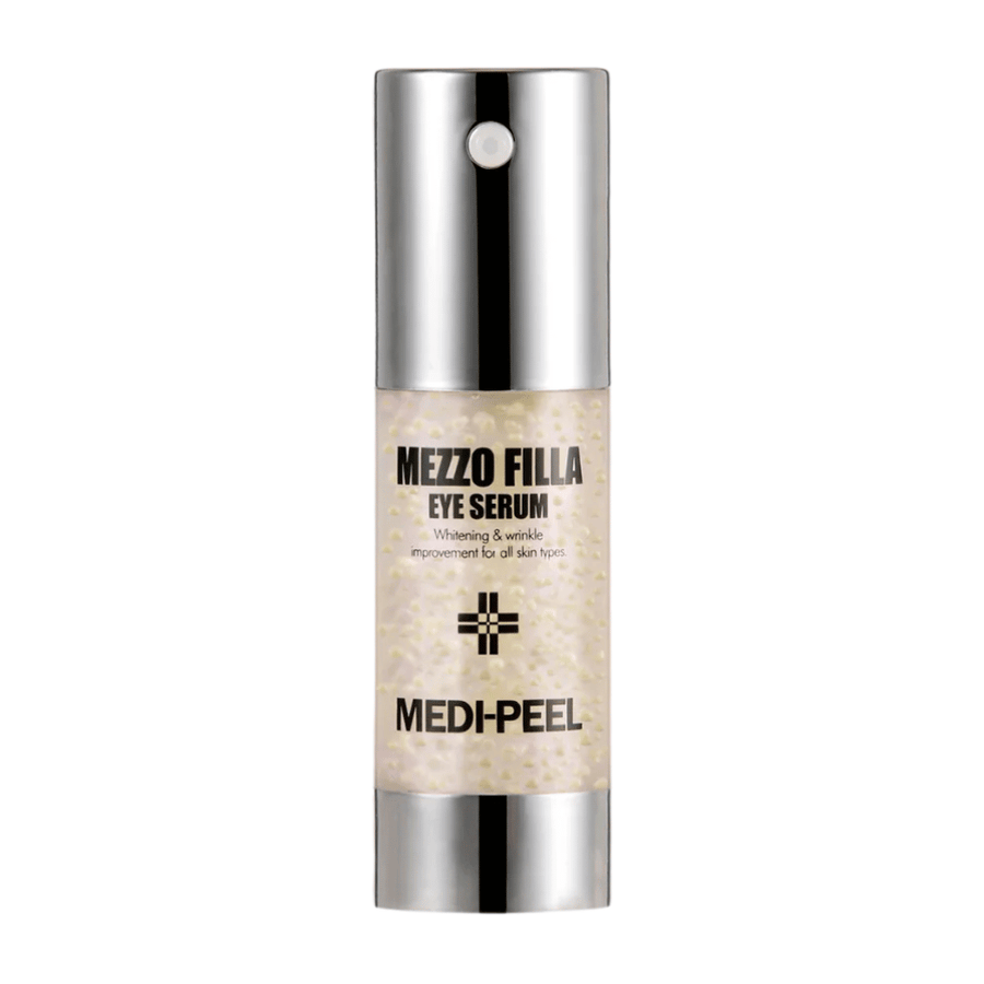MEDI-PEEL Mezzo Filla Eye Serum imagem do produto em pé – sérum para os olhos coreano que ajuda a reduzir rugas, dar brilho e melhorar a elasticidade da pele.
