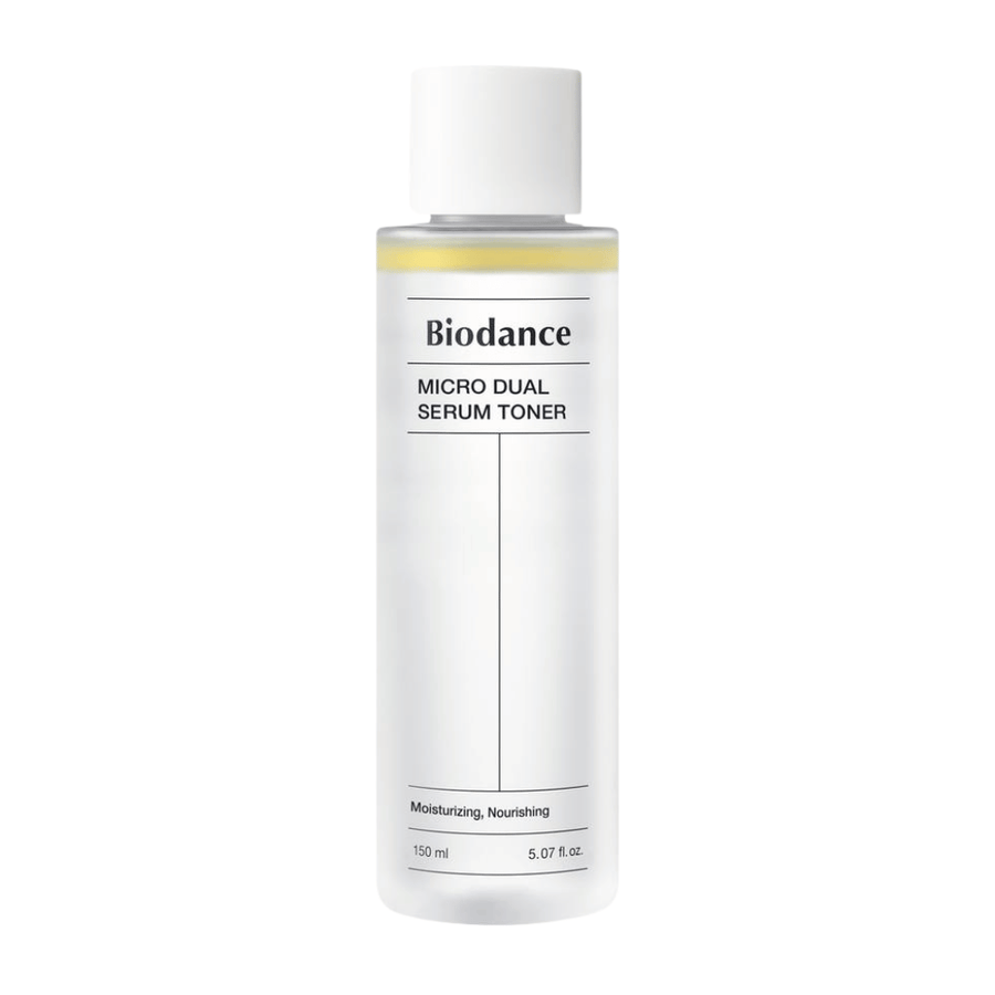 Biodance Micro Dual Serum Toner 150 ml – toner coreano hidratante e nutritivo com soro em duas fases para uma barreira cutânea fortalecida