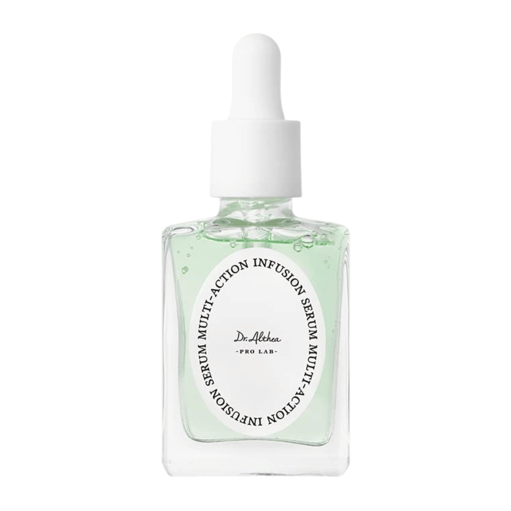 Dr. Althea Multi Action Infusion Serum – sérum hidratante com ácido hialurônico para brilho, tom de pele uniforme e barreira cutânea fortalecida.