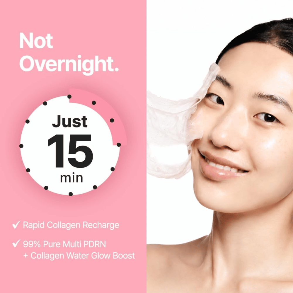 Purito SEOUL Multi PDRN Collagen Real Glow Mask – máscara peel-off que atua em 15 minutos com PDRN e água de colagénio